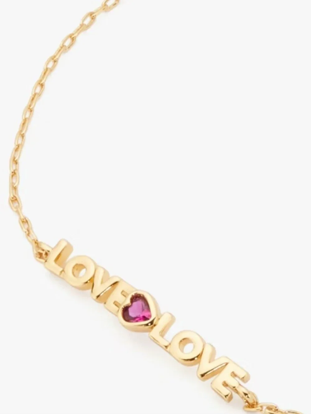 Kate Spade Gold "Love" Bracelet NWT - Picture 1 of 2